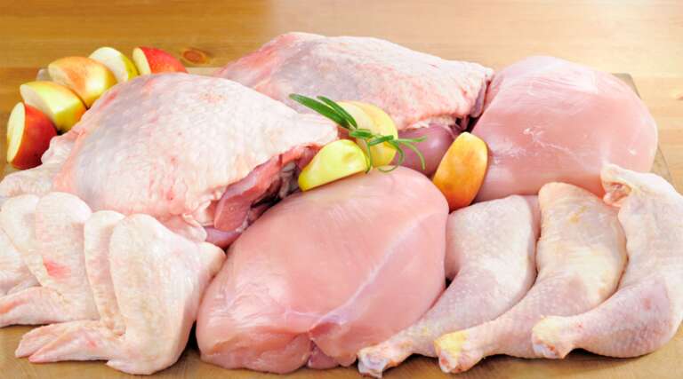 Exportação de frango sofreu queda de 9,5% em março