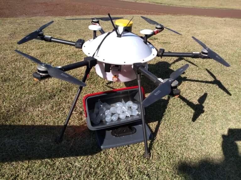 BRF testa drones para entregas em granjas
