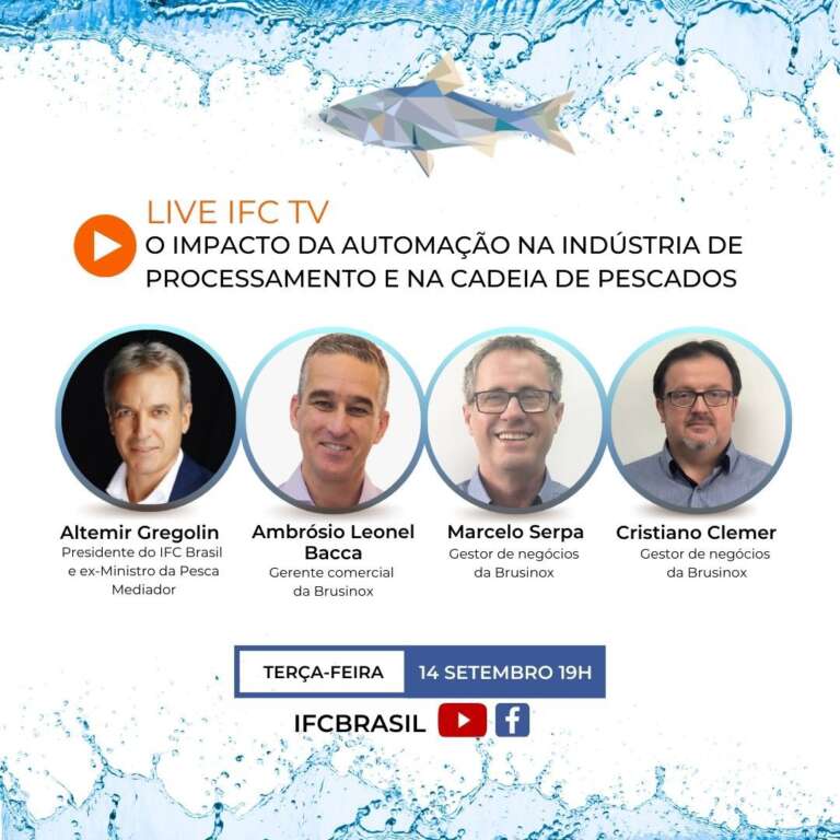 Pescados: automação será tema de live da IFC TV