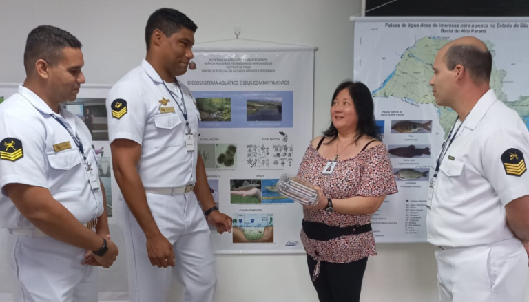 Marinha do Brasil recebeu treinamento do Instituto de Pesca
