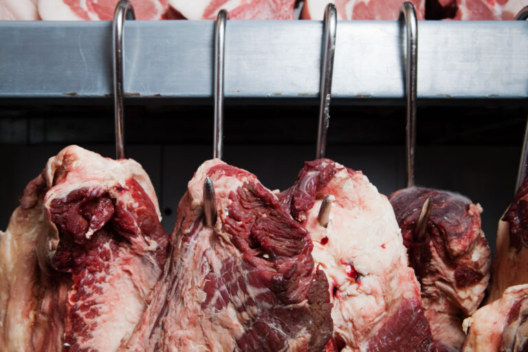 Beef hanging