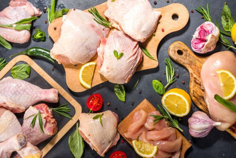 Exportações de carne de frango disparam