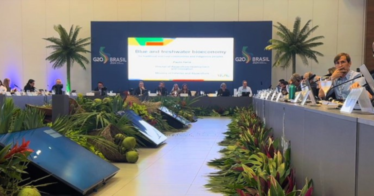 MPA apresenta soluções sustentáveis para a pesca em reunião do G20