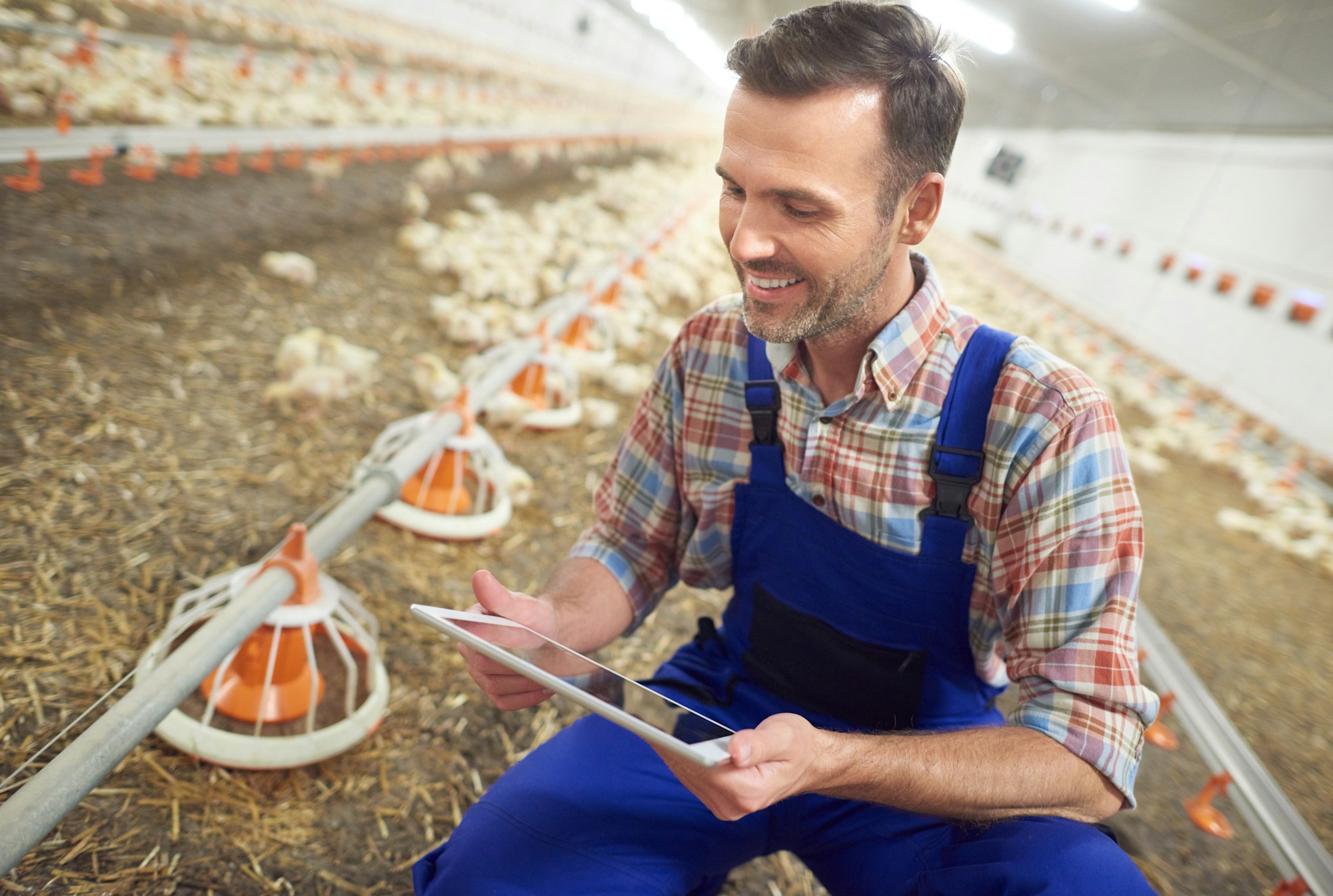 Technology used by a modern farmer