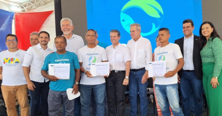 Ministro André de Paula participa da inauguração de sistema de Aquaponia e Aquicultura Recomeços em Alagoas