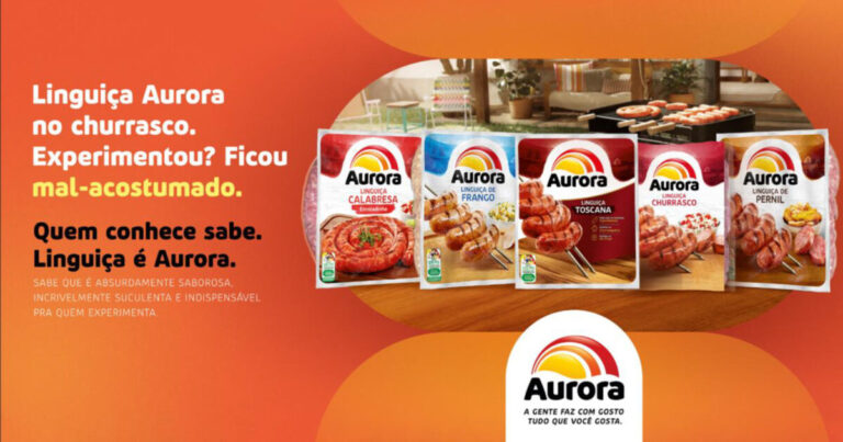 Aurora lança campanha musical e celebra o churrasco como momento de união entre os brasileiros