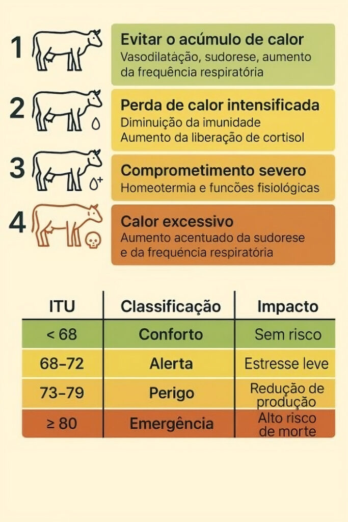 bovinocultura,bovinos de corte,altas temperaturas,estresse térmico