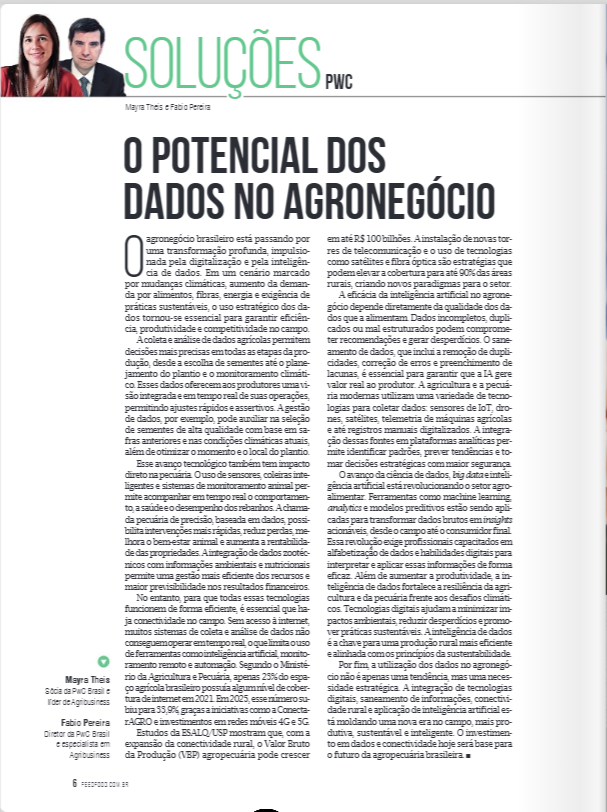 dados no agronegócio
