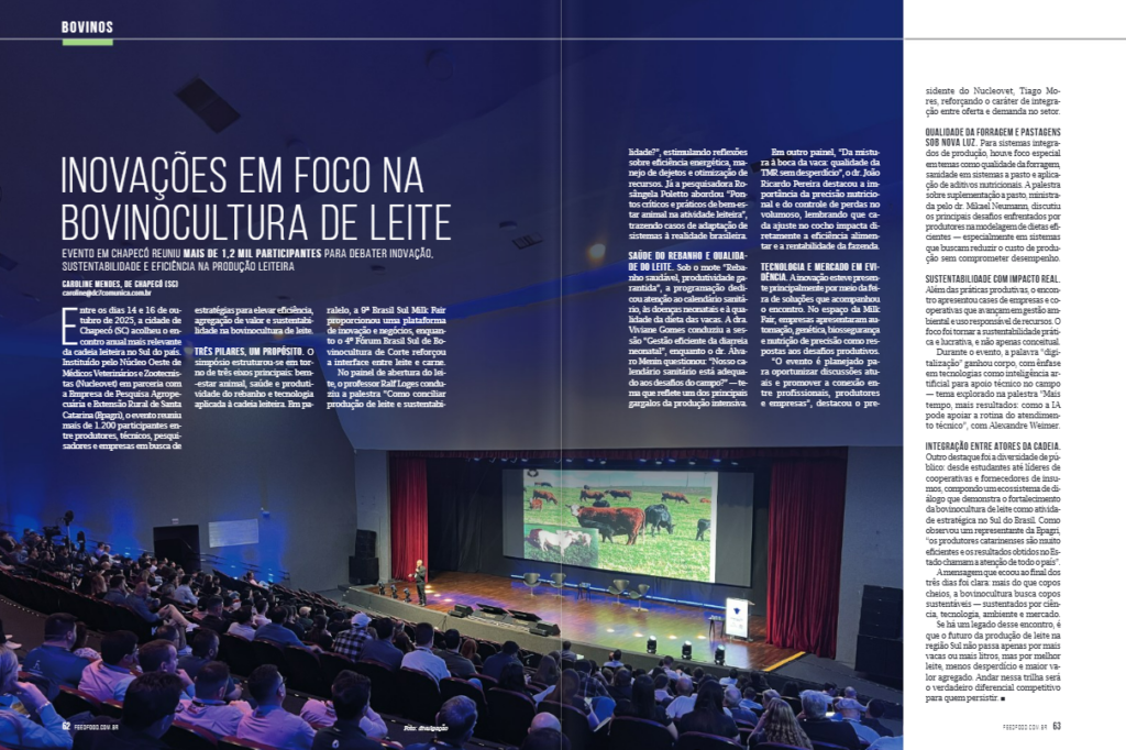 bovinocultura de leite,Nucleovet,sustentabilidade