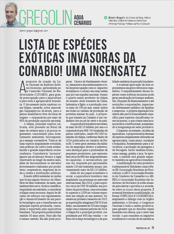 Gregolin,Conabio,tilápia