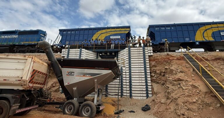 Transnordestina faz primeira entrega de milho para a Tijuca Alimentos