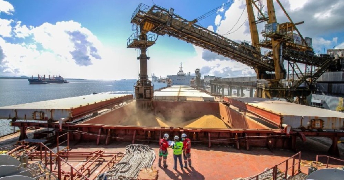 exportações de grãos