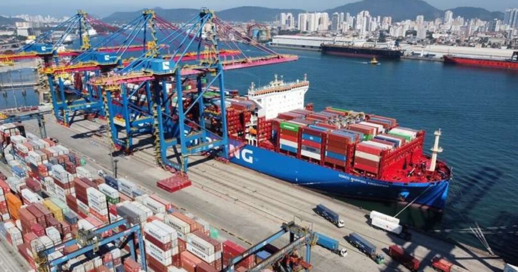Porto de Santos exportações