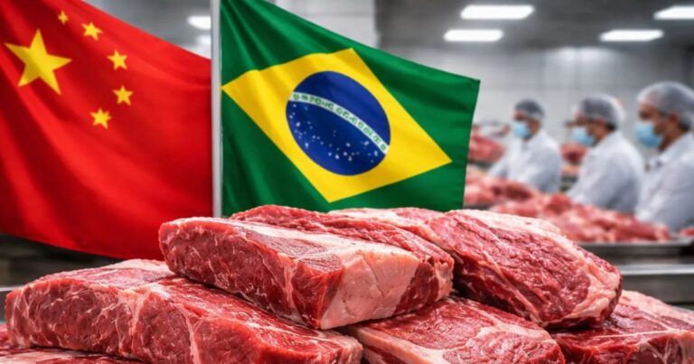 Exportações recordes pressionam cota brasileira de carne bovina na China em 2026