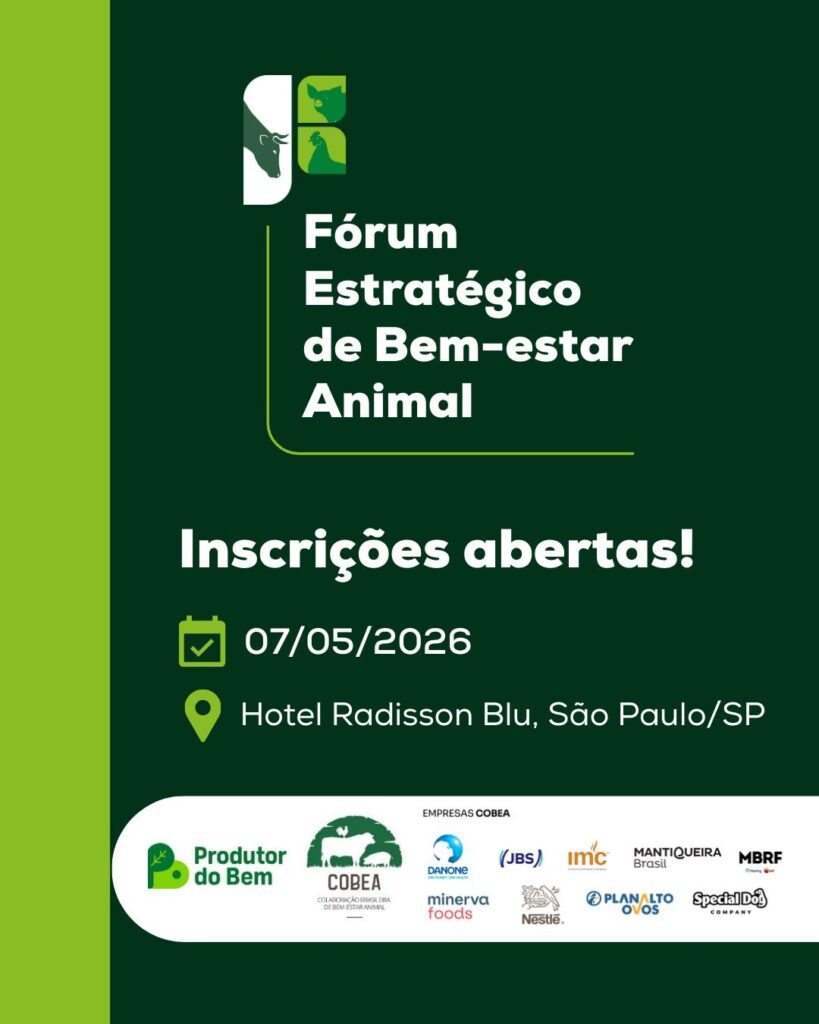 Fórum Estratégico de bem estar animal