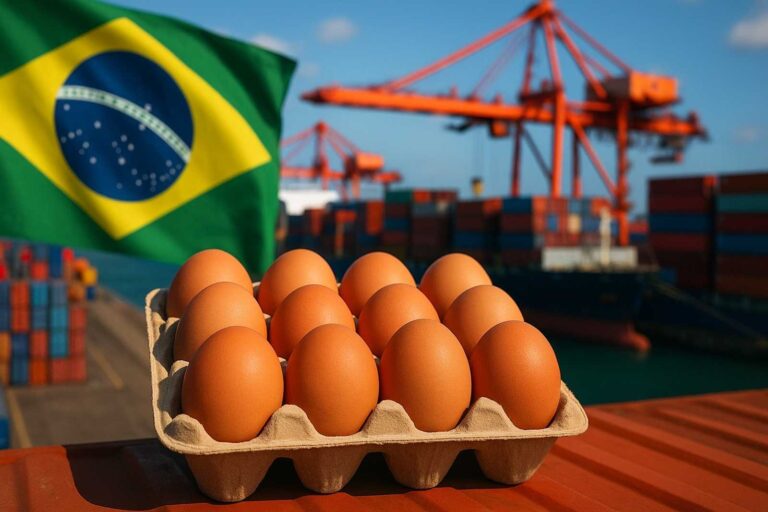 Exportações brasileiras de ovos avançam 29,4% em setembro e chegam a 2,7 mil toneladas