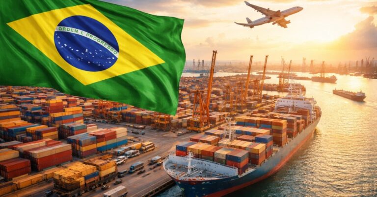Brasil registra recorde no comércio exterior no primeiro trimestre de 2026