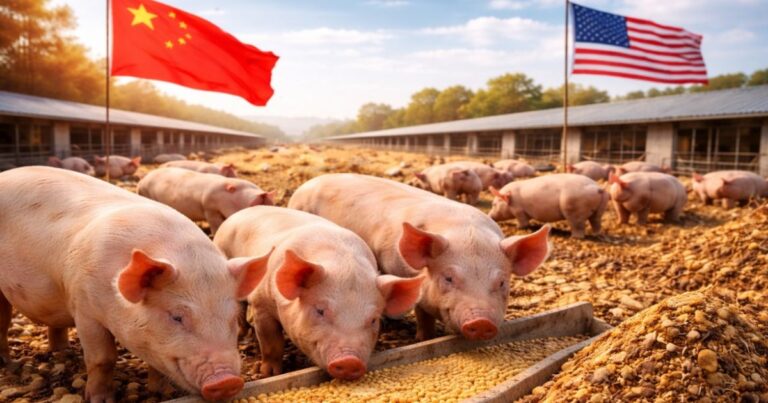 China acelera redução do uso de soja com avanço da ração fermentada na suinocultura