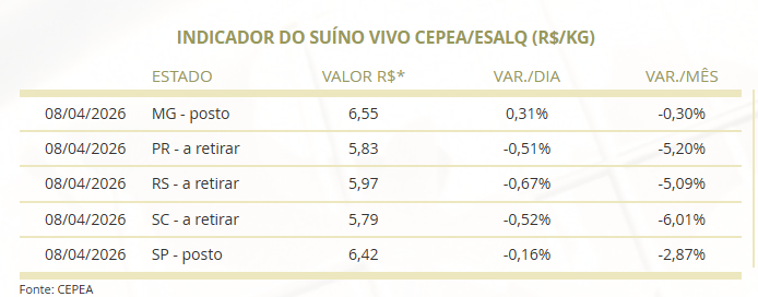 carne suína