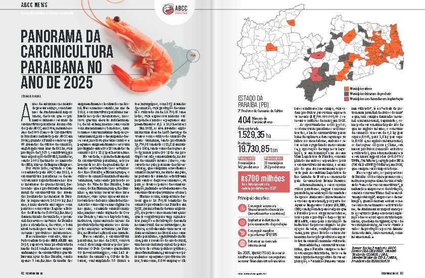 carcinicultura Paraíba
