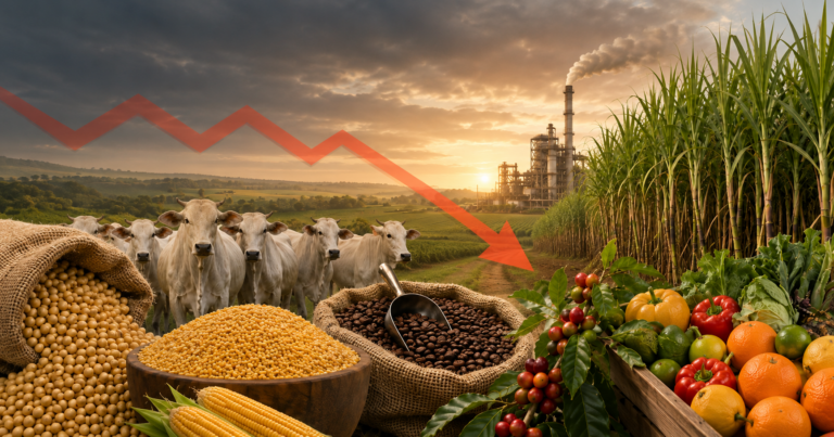 Preços agropecuários recuam 1,38% em maio, aponta Cepea