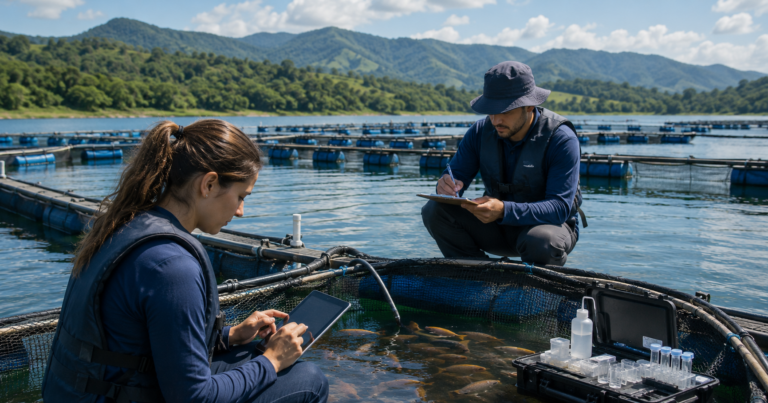Projeto internacional busca suprir lacuna na medição de emissões da aquicultura
