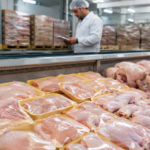 Carne de frango recua em junho com desaceleração das vendas