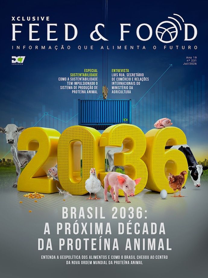 Capa da edição de Julho de 2026 nr. 231 da revista feed&food