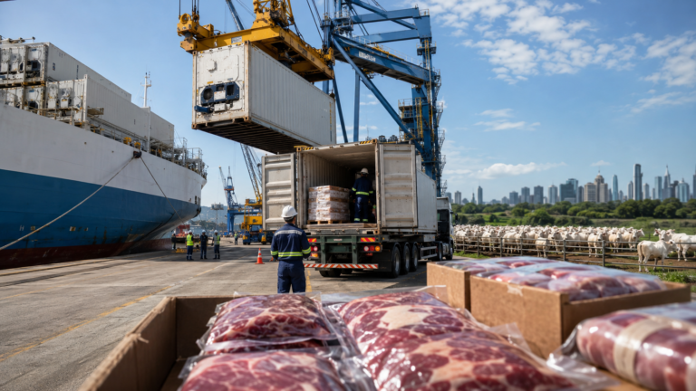 Valor das exportações de carne bovina cresce 43,9% no início de julho