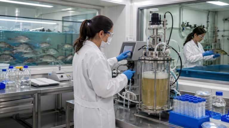 Biorreator amplia produção de vacina experimental para tilápias