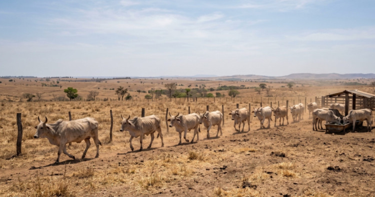 El Niño muito forte eleva alerta sanitário na pecuária brasileira