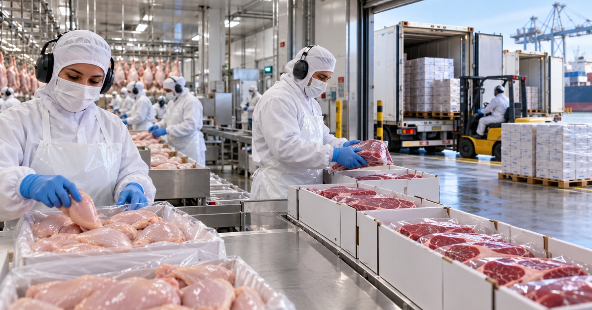 Frango cresce 39,4% e bovinos vivos batem recorde nas exportações de agosto