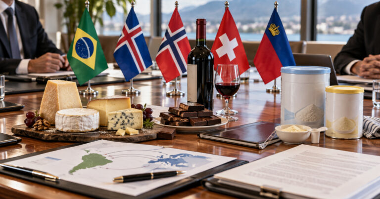 Brasil regulamenta cotas para queijos e outros alimentos do acordo Mercosul–EFTA