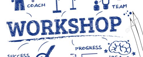 Workshop. Chart with keywords and icons