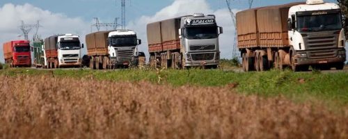 Capa Matéria Frete rodoviário sobe em março