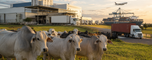 carne bovina bate recorde de exportações