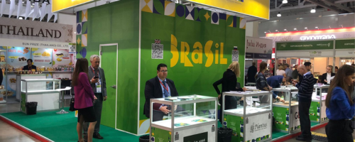 estande brasil - feira moscow