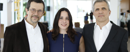 Maira Billi (diretora geral), Valdir Avino (gerente de P&D) e Clovis Bernardes de Souza Jr. (gerente Comercial e de Marketing) (crédito: Rodrigo Bonaldo)