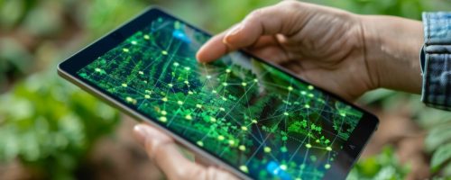 hand-holding-tablet-with-digital-farm-interface-highlighting-modern-agriculture-smart-farmi