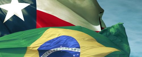texa brazil flags